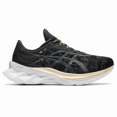 Asics Novablast - Naisten Juoksukengät - Mustat/Syvä Harmaat